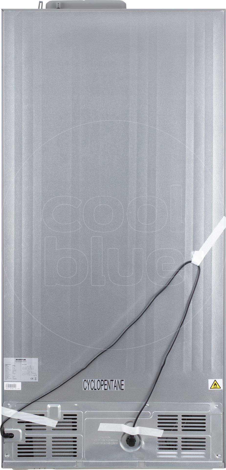 Lucht afwijzing privaat Inventum Amerikaanse 4-deurs koelkast JB010