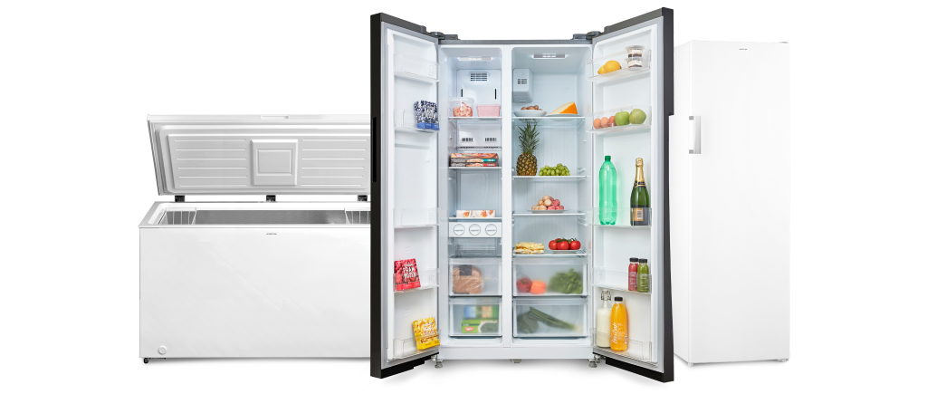 Voorbeeld van een vrieskist, koelkast en vriezer bij het Inventum vrijstaande koel-vriesapparaten overzicht